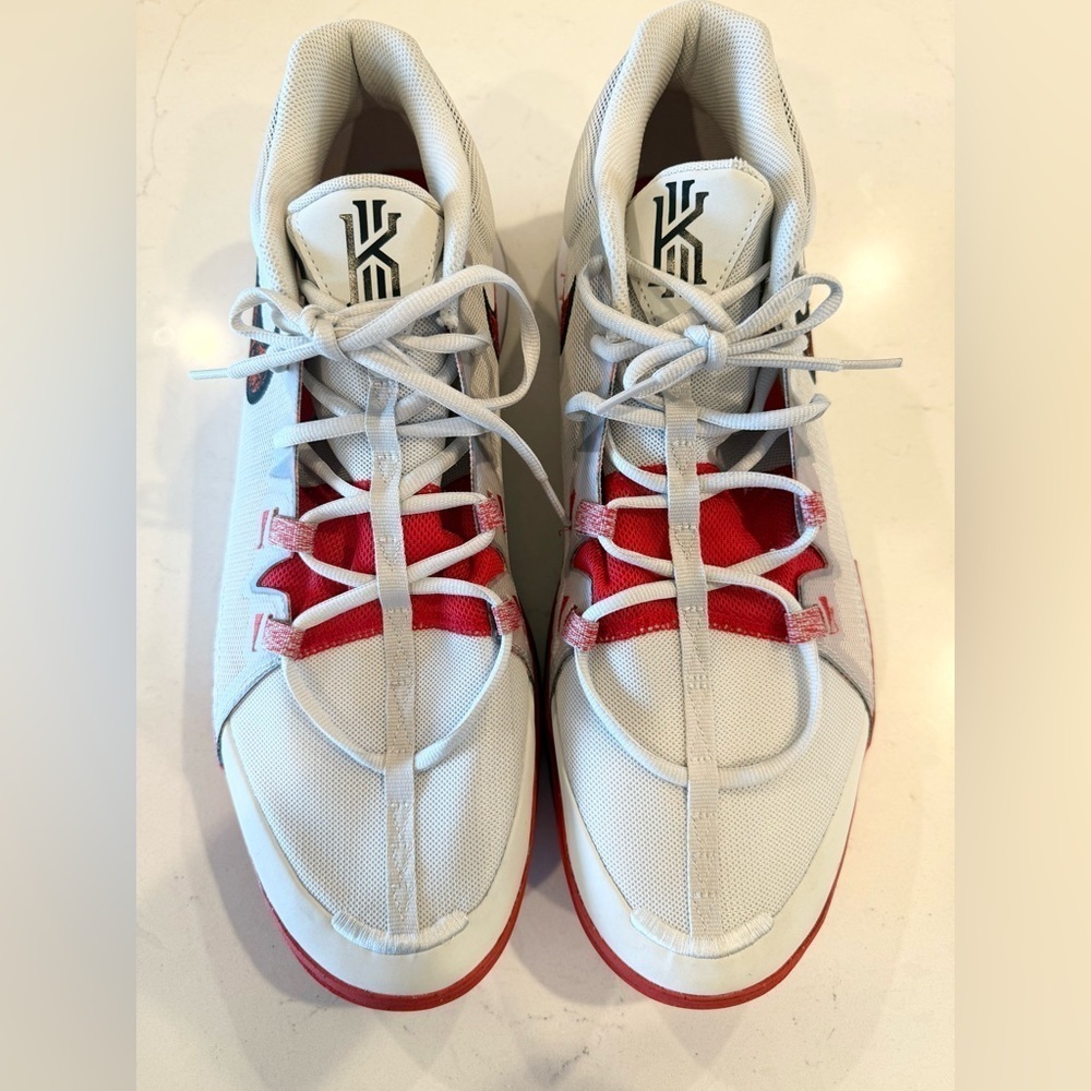 Nike Kyrie Flytrap 6 cobblestone university red black basketball sneakers 18 - Picture 4 of 7